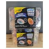 2 Brand New Crayola Tie-Dye Chalk Eggs *N