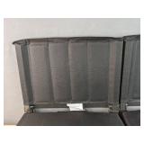 Lot of 2 New Bleacher Seats with Storage Pockets in Black *B