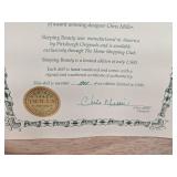 New Pittsburgh Originals "Sleeping Beauty" Doll by Chris Miller with COA *B