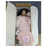 New Little Companion Collection Porcelain Doll with Stand *B