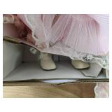 New Little Companion Collection Porcelain Doll with Stand *B
