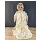 New "Christening" Porcelain Doll *B