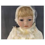 New "Christening" Porcelain Doll *B