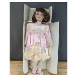 New "1st Impressions" Porcelain Doll with Stand *B