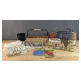New Gardening Supplies and Decor: Seed Starter Pots, Garden Flags, Rock and Pebble Filler and More! *N