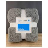 Brand New Room Essentials XL Twin Dorm Sherpa Blanket *N
