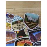 50 New National Park Theme Aesthetic Stickers for Water Bottles, Laptops, Scrapbook Etc *E