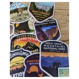 50 New National Park Theme Aesthetic Stickers for Water Bottles, Laptops, Scrapbook Etc *E