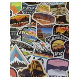 50 New National Park Theme Aesthetic Stickers for Water Bottles, Laptops, Scrapbook Etc *E