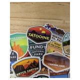 50 New National Park Theme Aesthetic Stickers for Water Bottles, Laptops, Scrapbook Etc *E