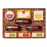 Brand New Hickory Farms Signature Beef Meat and Cheese Gift Basket Large $65 Retail *N