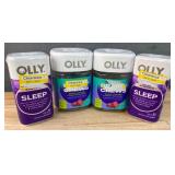 Brand New Dietary Supplements 2 Olly Chill Thinkers Brainy Chews Best by 3/2025 and 2 Olly Ultra Strength Sleep Softgels $80 Retail *N