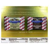 New 60 Pieces Ghirardelli Chocolate Peppermint Bark Squares Box *N