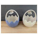 New 3 Mugs and 2 Easter Egg Baskets *N