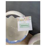 New 3 Mugs and 2 Easter Egg Baskets *N