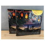 2 Ten Packs Brand New Paper Lanterns *N