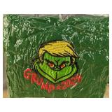 2 Brand New Green Grinch Trump Hand Towels - GRUMP 2024 *N
