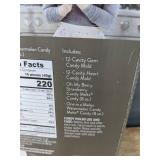 Brand New Wilton Candy Activity Kit, Paper Treat Cart Stand, and Silicone Sunday Topping Trays *N