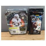 Brand New 30 Pack 2024 Panini Donruss NFL Football Cards and Tyreek Hill Tin with 3 Packs of NFL Cards *N