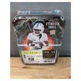 Brand New 30 Pack 2024 Panini Donruss NFL Football Cards and Tyreek Hill Tin with 3 Packs of NFL Cards *N