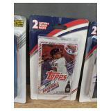 2 Brand New Factory Sealed Topps MLB Baseball Packages with 2 Packs Each and Mystery Pack MLB Baseball Cards with 3 Packs *N