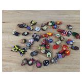 Lot of 50 Brand New Croc Charms of Comic Book Characters *N