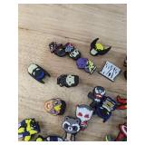 Lot of 50 Brand New Croc Charms of Comic Book Characters *N