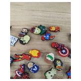 Lot of 50 Brand New Croc Charms of Comic Book Characters *N