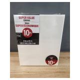 10 Count Brand New  8” x 10” Super Value Canvas by Artist