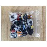 Brand New NFL Football Items - Lanyard, Stickers, Necklace, Croc Charms, Bracelet and Coin Bag *N