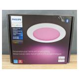 Brand New Philips Hue Smart Slim 6 Inch LED Downlight - White and Color Ambiance Color-Changing Light $70 Retail *N