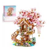 Brand New Cherry Blossom Bonsai Tree Building Set *N