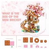 Brand New Cherry Blossom Bonsai Tree Building Set *N