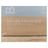 Brand New Beetles All-in-1 Mani Kit 45 Colors Gel Nail Polish *N