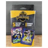 Brand New NFL Football Panini Contender 2023 Sealed Pack and Gunslingers 5 Factory Sealed Packs Plus 1 Bonus Card *N