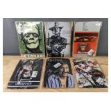 6 New 5" x 12" Aluminum Signs: Monster, Clint Eastwood, Jim Croce, Etc. *N