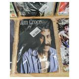 6 New 5" x 12" Aluminum Signs: Monster, Clint Eastwood, Jim Croce, Etc. *N
