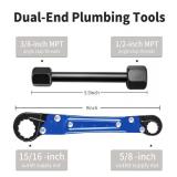 Brand New Copiu Plumbing Tools Angle Stop Wrench Kit, High-Precision Angle-on Wrench *N