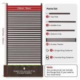 Brand New Lalahoni Outdoor Privacy Screen Panel 3 ft W x 5 ft H No-Dig Kit $139.99 Retail *N