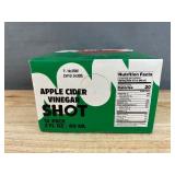 Brand New Pack of 12 Pomona Organic Juices Apple Cider Vinegar Shots - Kosher, Non GMO, Cold-Pressed, 2 oz Glass Bottles $39.99 Retail *N