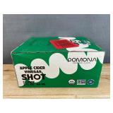 2 Brand New Packs of 12 Pomona Organic Juices Apple Cider Vinegar Shots - Kosher, Non GMO, Cold-Pressed, 2 oz Glass Bottles $79.98 Retail *N