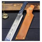 Brand New 13" Fixed Blade Outdoor Knife with Sheath *N