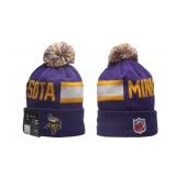 Brand New Minnesota Vikings New Era Embroidered NFL Football Beanie Winter Adult Hat *O