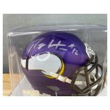 Percy Harvin Autographed Minnesota Vikings NFL Football Mini Helmet *Y