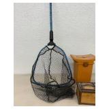 Fishing Supplies - Net, Sport Seat, Bait Bucket