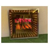 Disco Jeans Light Up Sign 24" x 24"