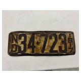 1917 ND License Plate