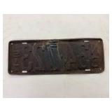 1917 ND License Plate
