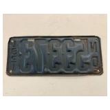 1921 ND License Plate