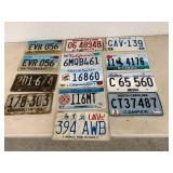 License Plates - MN 1947 & 1948, Red Lake Chippewa